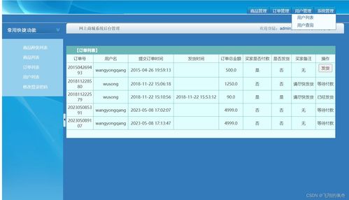 基于javaweb電子商城前后臺管理系統網上商城系統 spring mysql jsp jstl css