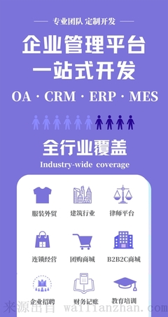 企業管理系統軟件定制oa辦公crm客戶erp系統商城軟件app定制開發